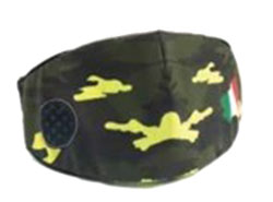 AirProtect Face Mask - Black w/ Yellow Camo AirProtect Face Mask - Black w/ Yellow Camo