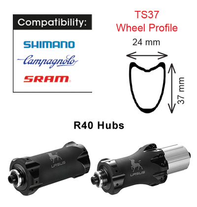 Ursus Miura TS37 EVO Carbon Tubular Ursus Miura TS37 EVO Carbon Tubular